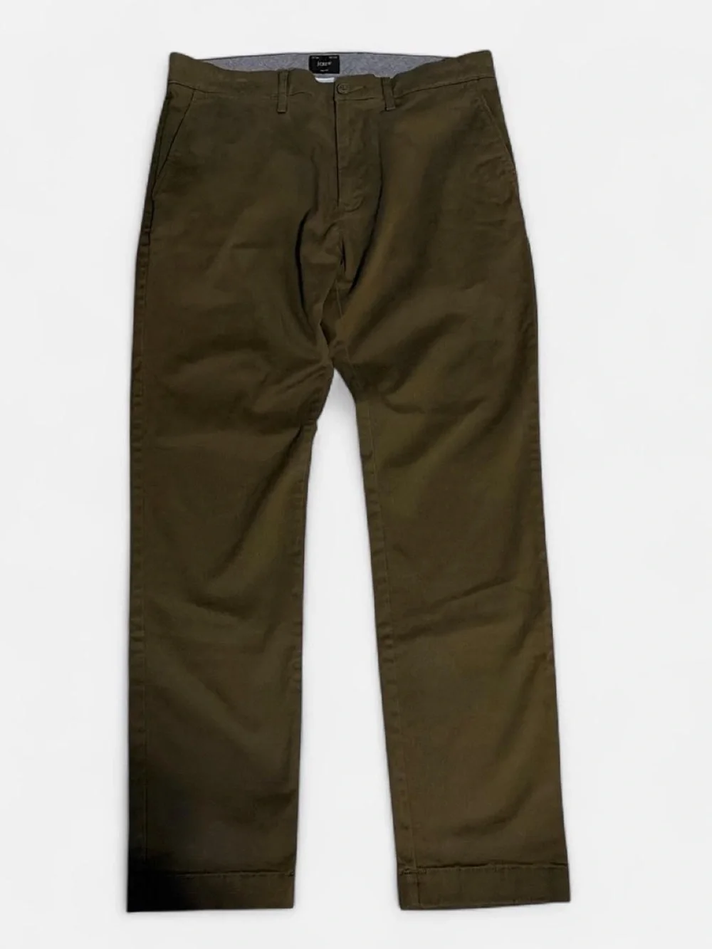 Men's Dark Olive Green Chino Pants